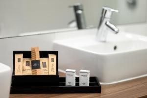 Suite with Sofa and Bath room in Hotel Nemzeti Budapest - MGallery