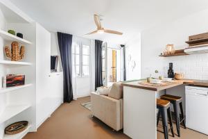 Appartements La Terrasse, studio vue mer : photos des chambres
