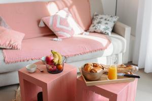 Appartements Les Pins, studio vue mer : photos des chambres
