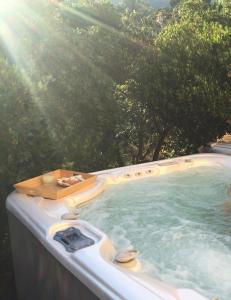 RDC Villa grand jardin, piscine chauffée, jacuzzi