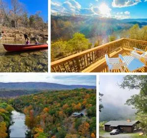 Log Cabin w Fireplace EV Station Solar Powered - Augusta