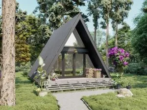 Creekside Luxe A-Frame Tiny Cabin 3 - 水牛城