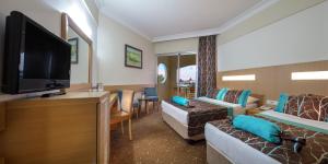 Triple Room with Pool View room in Saphir Hotel
