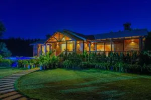 ELIVAAS Riveira Hills - 3 BHK Wooden Cottage with Lush Garden, Pvt Pool - Alwar