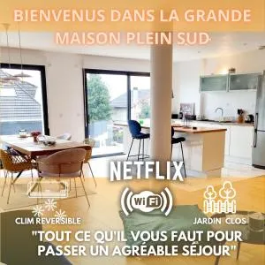 Grande maison plein Sud-Clim-Jardin & Terrasse - 孔夫朗-圣奥诺里讷
