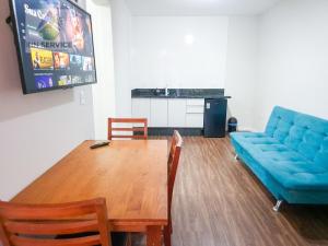 I11-Ap térreo a 500 m da praia com ar e Wi-Fi