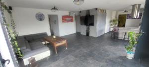 Single-story villa with pool and outdoor playground