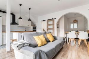 Apartment with a large patio