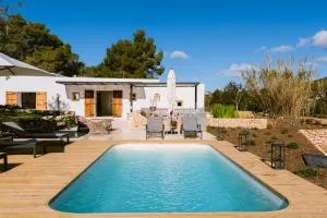 Villa Es Pujolet Renovada 100 porcien Un refugio de paz en el corazón de Ibiza Piscina AC Diseño Tranquilidad El verdadero Ibiza - نا شامنا