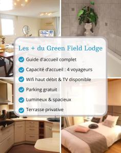Appartements Le Green Field Lodge - Parking Gratuit - Standing - Centre Ville - Commerces a Proximite : photos des chambres