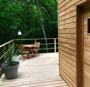 Lodges Cabanes de la Romaningue : photos des chambres