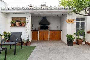 Apartment with a large patio