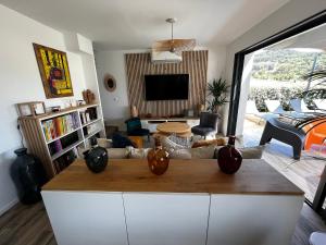 Villas Villa 3 chambres piscine petanque clim : photos des chambres