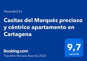 Casitas del Marqués precioso y céntrico apartamento en Cartagena