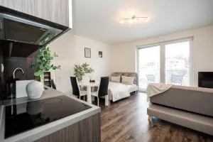 ALURE RESIDENCES 14 & 24h self check-in, private parking in front of the apartment building included, new building, CITY CENTER - 班斯卡-比斯特里察