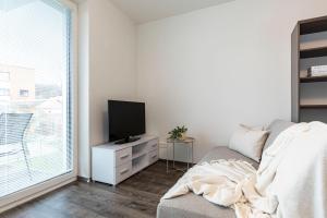 ALURE RESIDENCES 14 & 24h self check-in, private parking in front of the apartment building included, new building, CITY CENTER