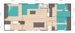 Campings Camping 3 etoiles - Piscine - ccbaddh : photos des chambres