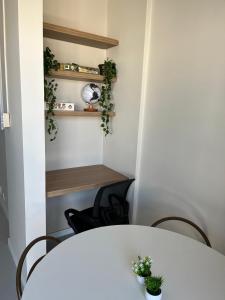 Apartamento aconchegante com vista para o mar