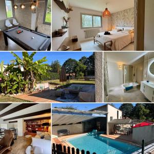 Villas La Villa - Piscine - Billard : photos des chambres