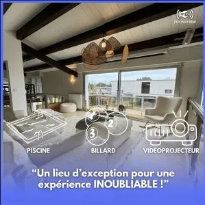 La Villa - Piscine - Billard - 永河畔拉罗什