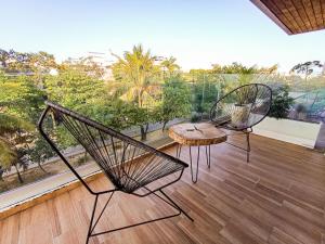 Wide Studio with Sunny Balcony Pool Gym Steps 2 Beach