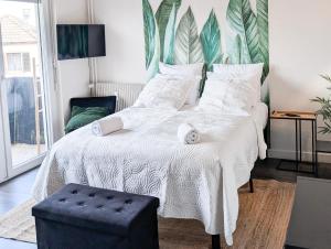 Studio 26 m2 à Mulhouse - Terrasse & Stationnement - Accès UHA & Tram