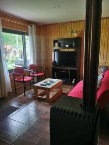 Borde Rio Coyhaique Cabaña y Tinaja