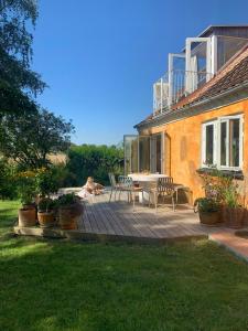 Oasis Of Calm On Møns Blooming Fields