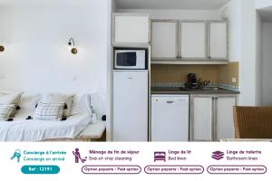 450m de la plage, appartement en résidence pour 4