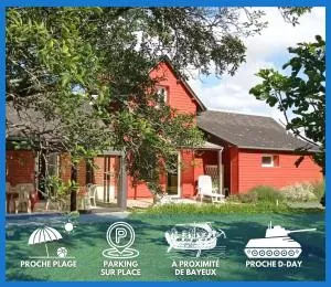 Maison de campagne lumineuse spacieuse dans impasse au calme a proximité d'un chateau deux vérandas grand jardin cabane pour vélos, pres Port en Bessin et Bayeux, proche plages du débarquement - Commes Maison de campagne lumineuse spacieuse dans impasse au calme a proximité d'un chateau deux vérandas grand jardin cabane pour vélos, pres Port en Bessin et Bayeux, proche plages du débarquement - Commes