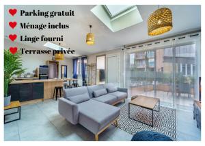 Maisons de vacances Maison calme avec terrasse/garage centre-ville C : photos des chambres