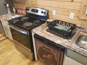 1 private bedroom and 2 loft Cabin in the Country Woods