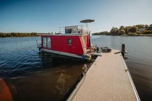 Schwimmendes Ferienhaus "Enola" Ihr Riverloft auf der Havel - 格罗斯内默罗