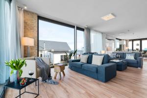 Heimathafen 1 Luxusferienwohnung in erster Reihe direkt am Strand mit Sauna und Kamin