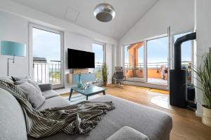 Ocean Sunset- Penthouse, Balkon, Kamin