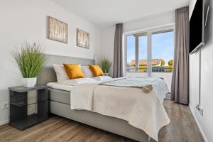 SeaLove 2- EG, barrierearm, Hafenblick, Terrasse, Hund, Infrarotsauna