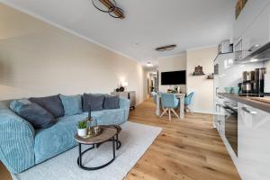 Admiralsblick- 2 OG, Sauna, grosse Dusche, Balkon, Blick auf das Hafenbecken