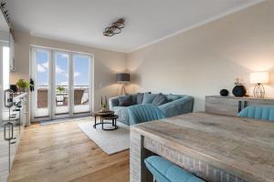 Admiralsblick- 2 OG, Sauna, grosse Dusche, Balkon, Blick auf das Hafenbecken