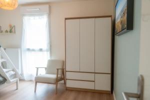 Appartements Chez Edgard et Ernest, balcon et parking : photos des chambres