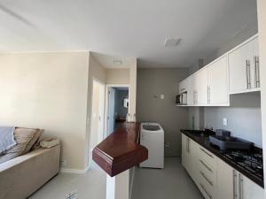 Apartamento aconchegante com vista para o mar