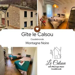 Gîte le Calsou 3 ch 6pers MontagneNoire jardin rivière - Laprade