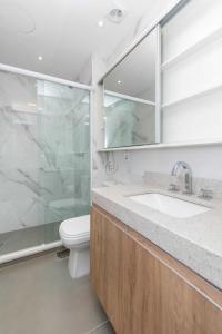 Vista total da cidade em moradia completa