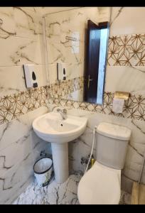 Hotel rooms in front of Mansoura University