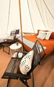 Glamping Family Tent At Private Riverside Ranch