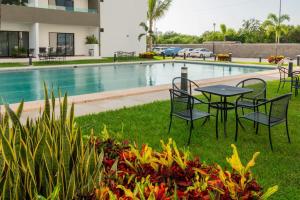 Depa con alberca a 5min de Playa Cerritos - Marina C 510