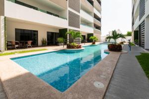 Depa privado con alberca de olas - Marina C 408