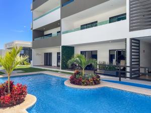 Depa privado con alberca de olas - Marina C 408