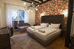 Double Room with Terrace room in Villa Delange