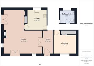 Maisons de vacances Maison pour 6 avec jardin - Centre de Fouesnant : photos des chambres