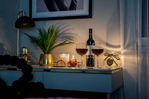 City Break Apartment z gabinetem, 2 łazienkami, tarasem i garażem podziemnym w cenie